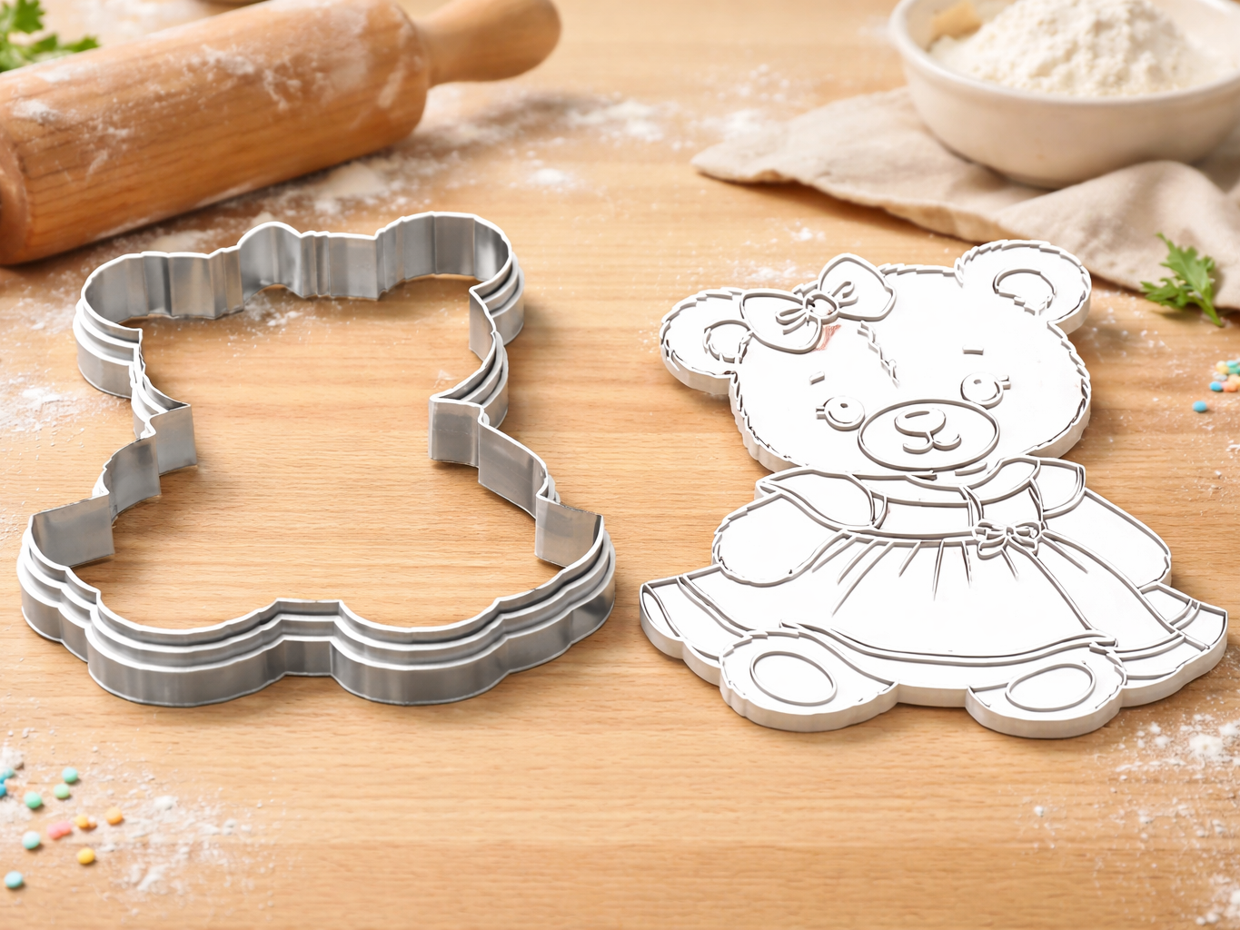 Cute Bear Cookie Cutter