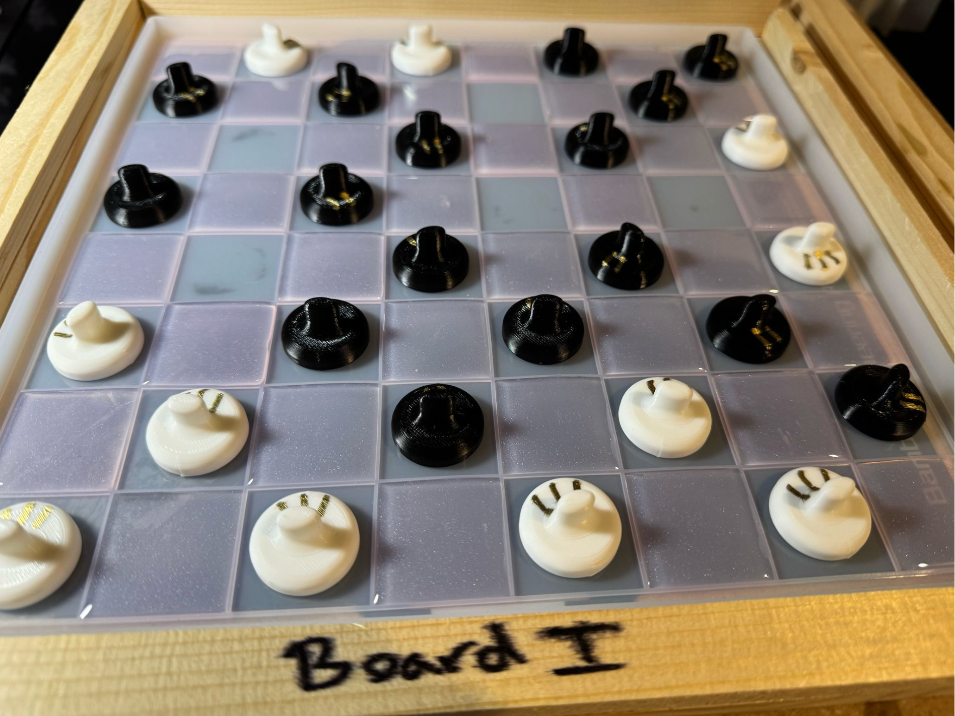 Chess Board Square Fields Anti Warping Magnets