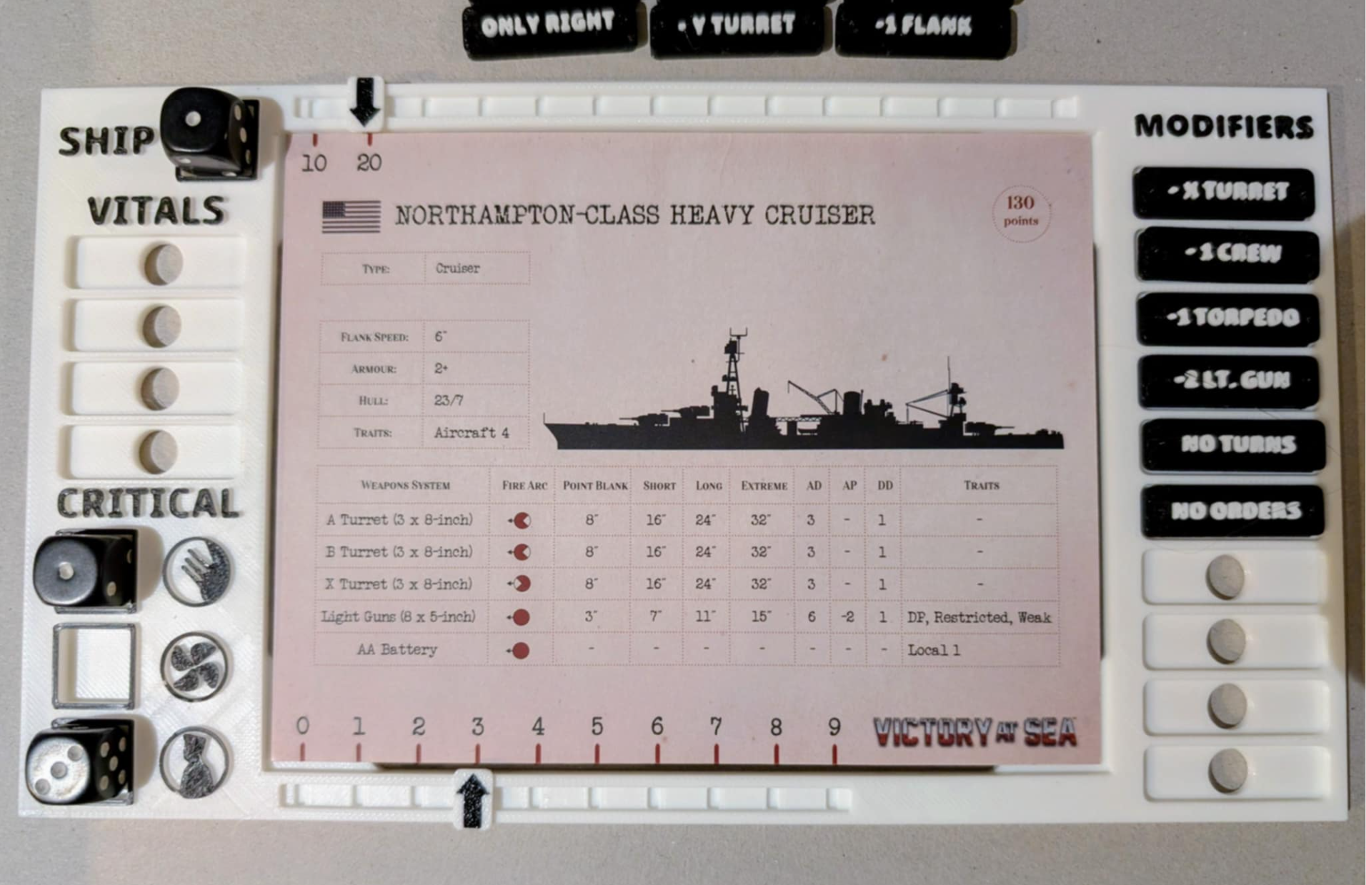 Victory At Sea Dashboard & Accessories
