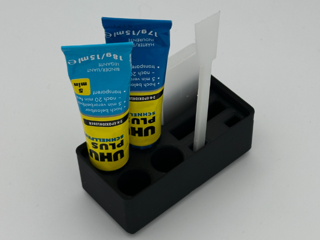 Gridfinity (2x1) - UHU Two-Component-Glue Holder
