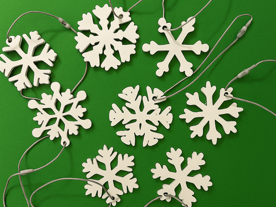 Snowflake Ornaments – Two Versions