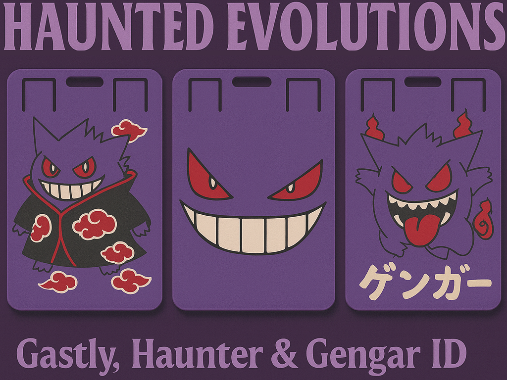 Haunted Evolutions: Gastly, Haunter & Gengar ID