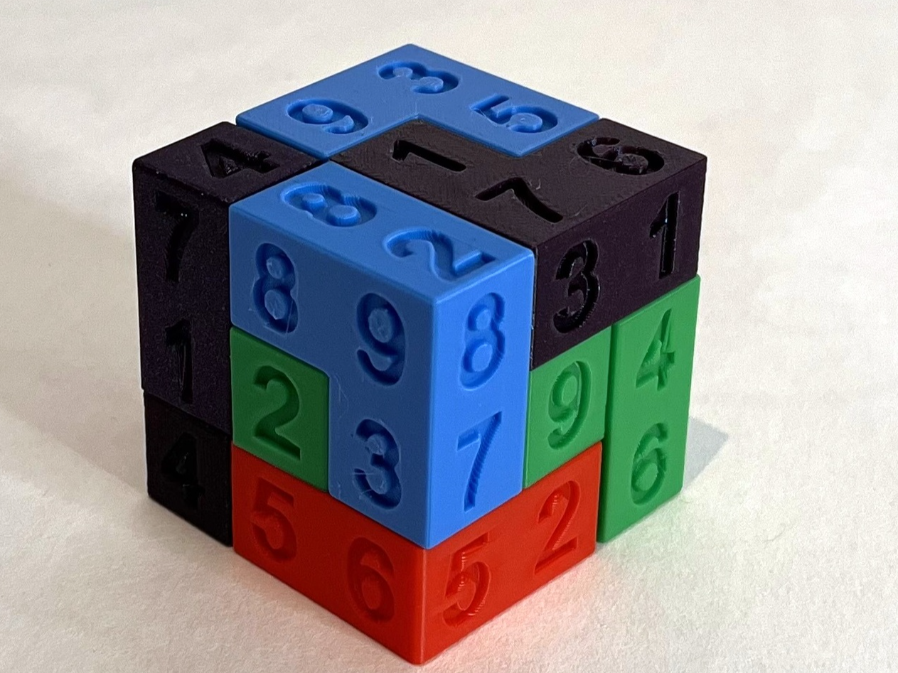Sudoku Cube - 3D Number Puzzle