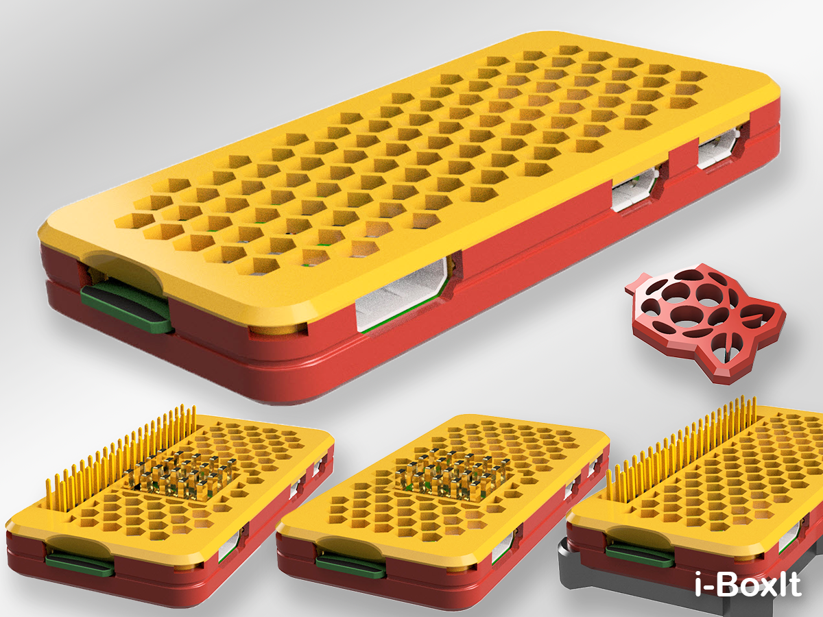Raspberry Pi Zero Case Slim Snap-Fit many Options