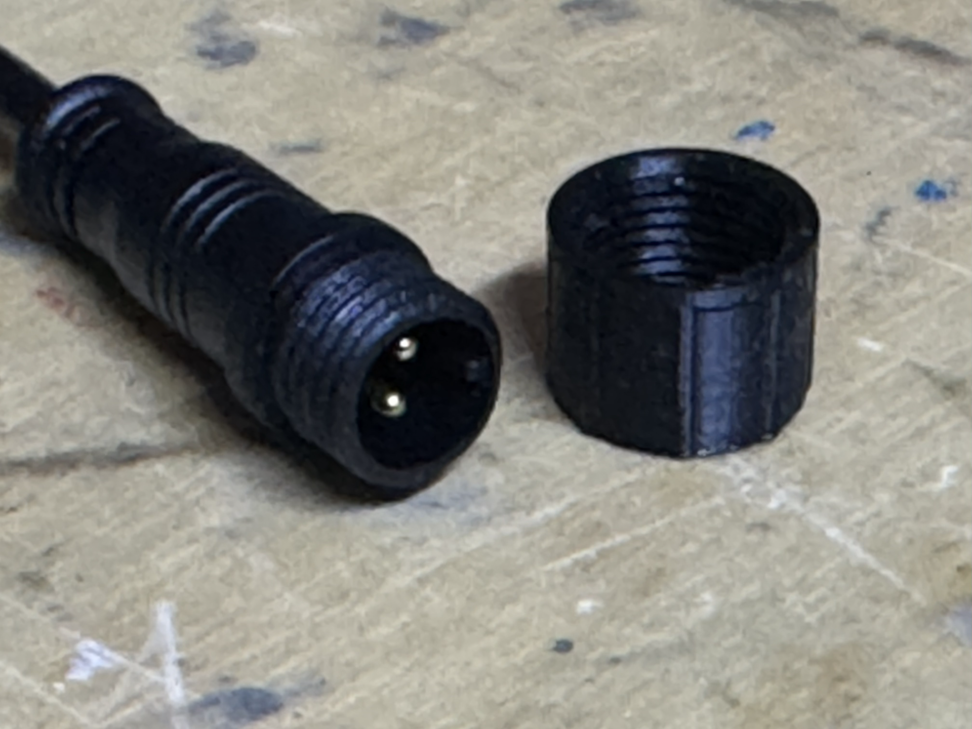 2-Pin Connector Caps for Christmas Lights M12/M20