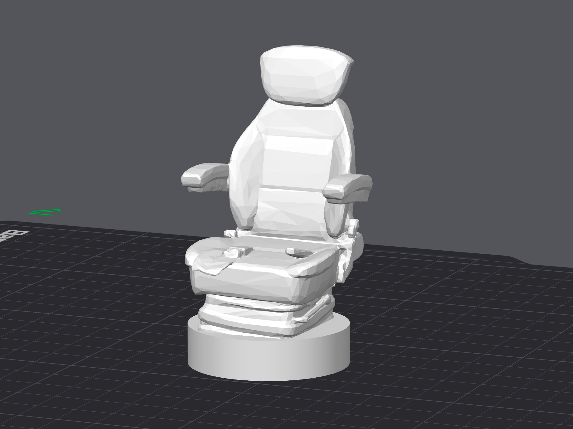 Truck Seat RC Scale Part Mog Unimog 1:10