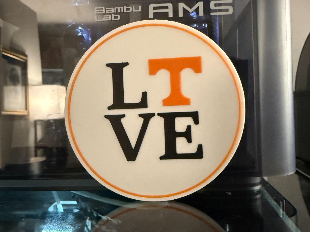 LOVE TENNESSEE VOLS COASTER