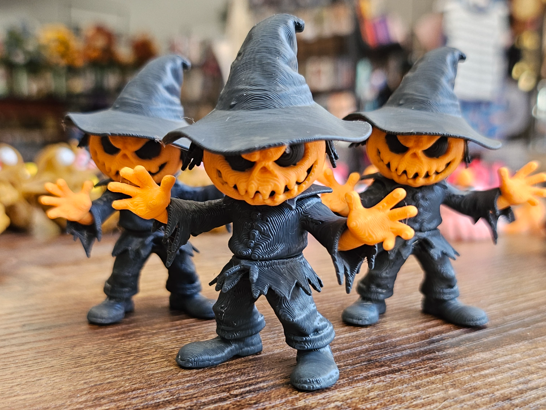 pumpkin head micro articulating henchmen flexi