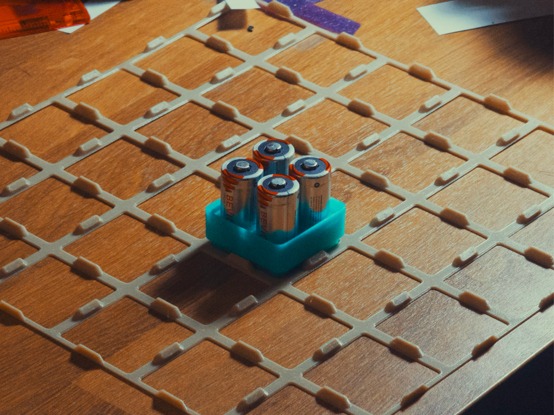 Gridfinity CR123A Battery Holder