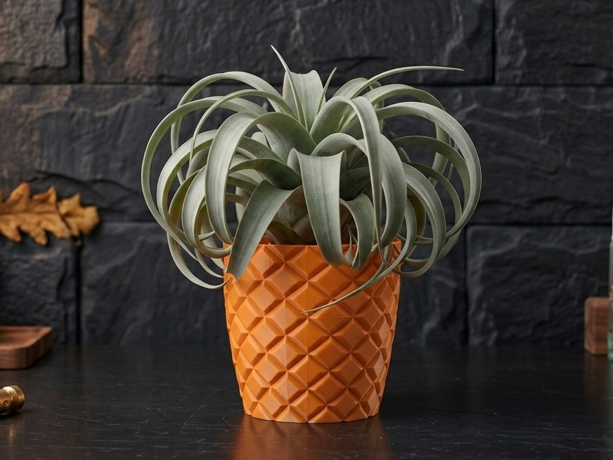 Aesthetic Geometric Pineapple Vase Planter