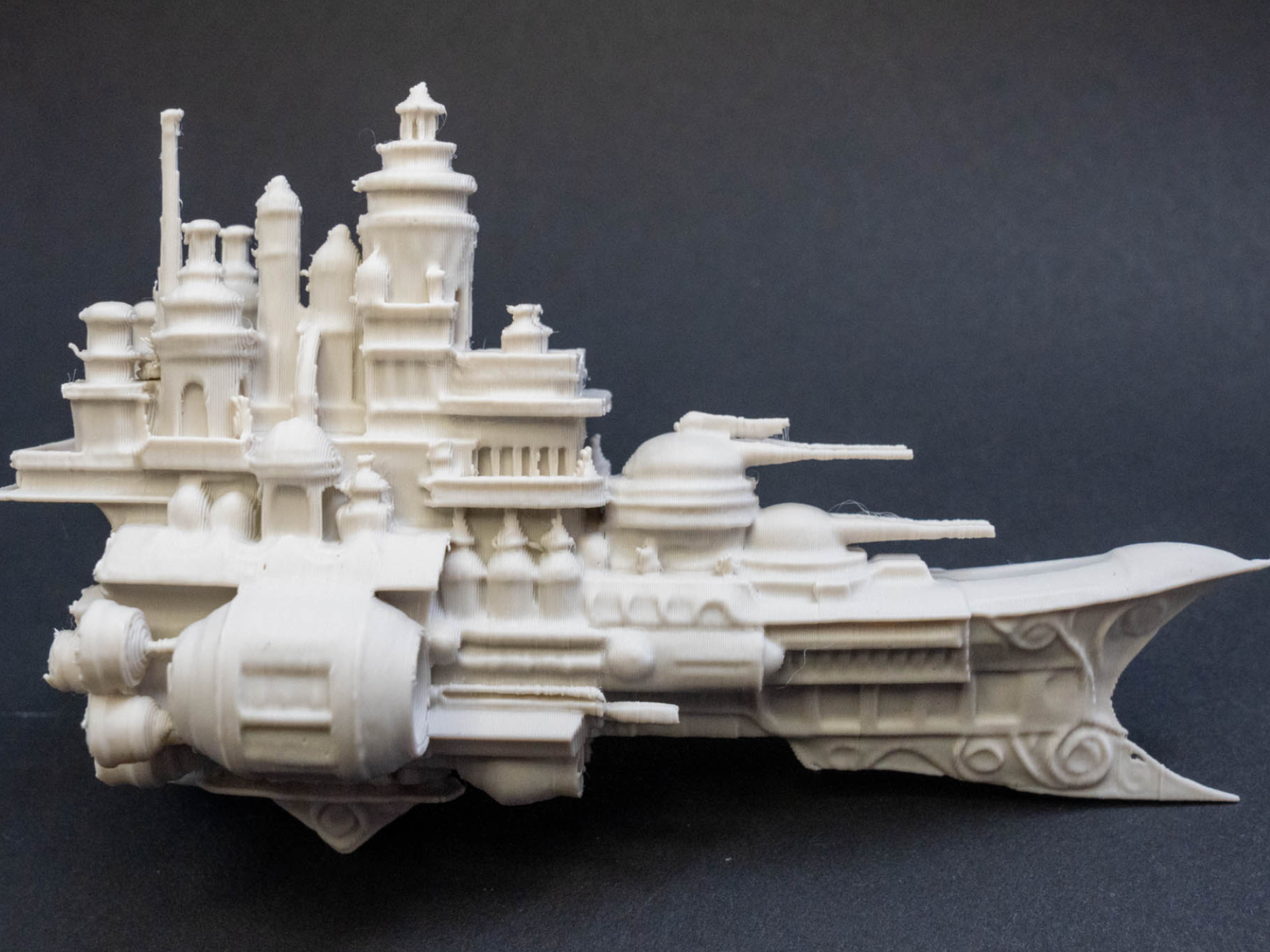 Space steampunk Battleship