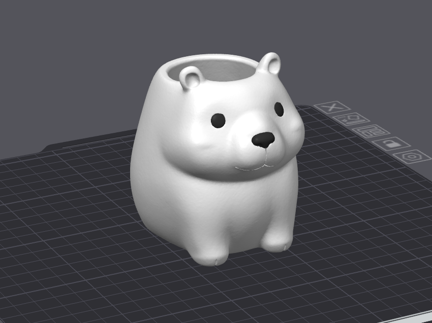Polar Bear Pen Holder