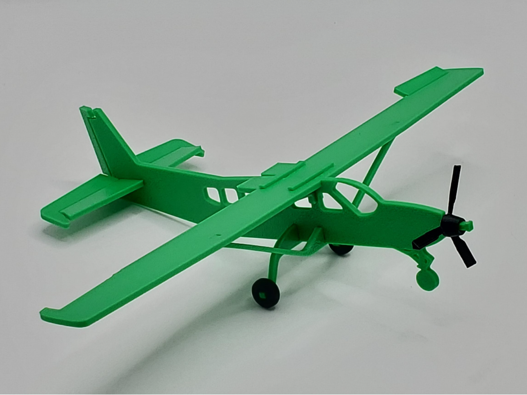 Cessna 208 Kit Card Airplane Model - Moving Parts