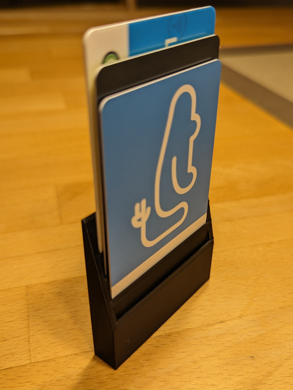 EV Charging Card Holder - Holds Up to Four Charging Cards in Your Car
