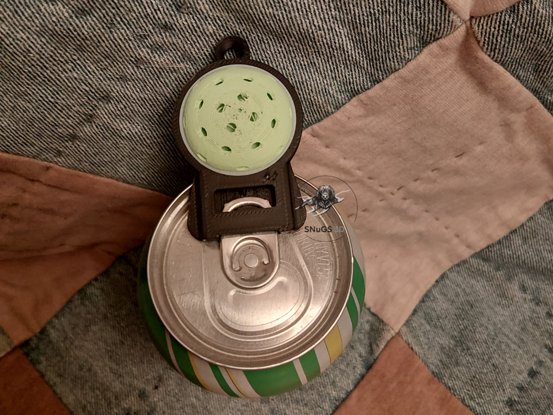 Pickleball drink tab opener