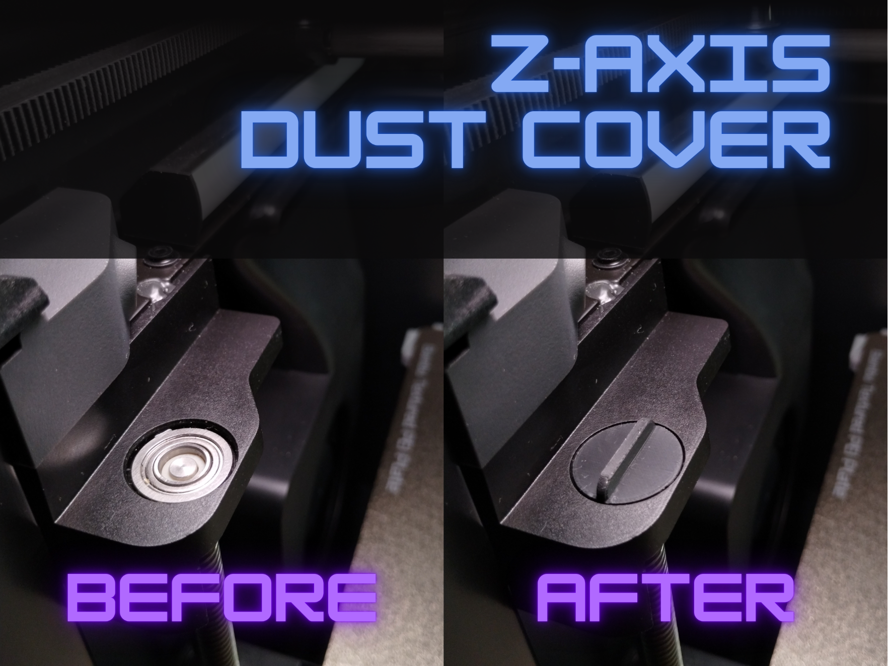 Dust and debris cover for Bambu