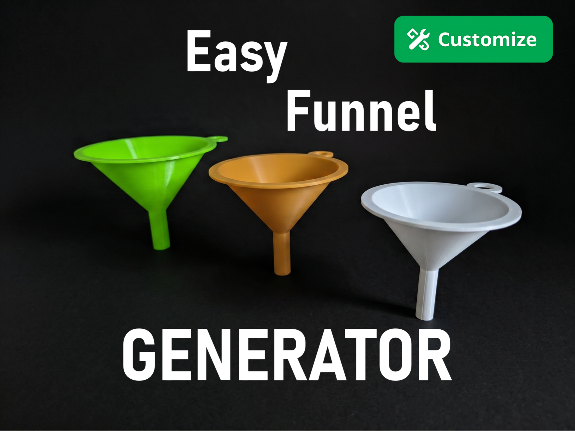 Easy Parametric Funnel Generator