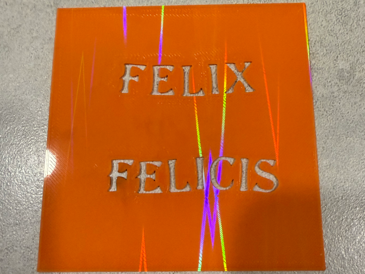 Harry Potter Cake Stencil Felix Felicis