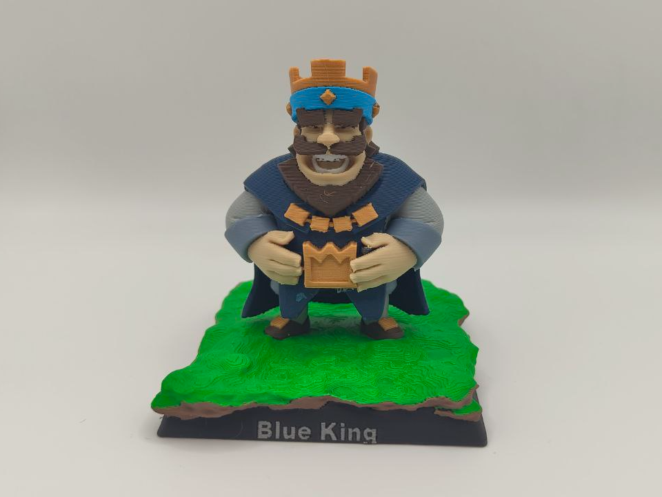 Blue King - Clash Royale