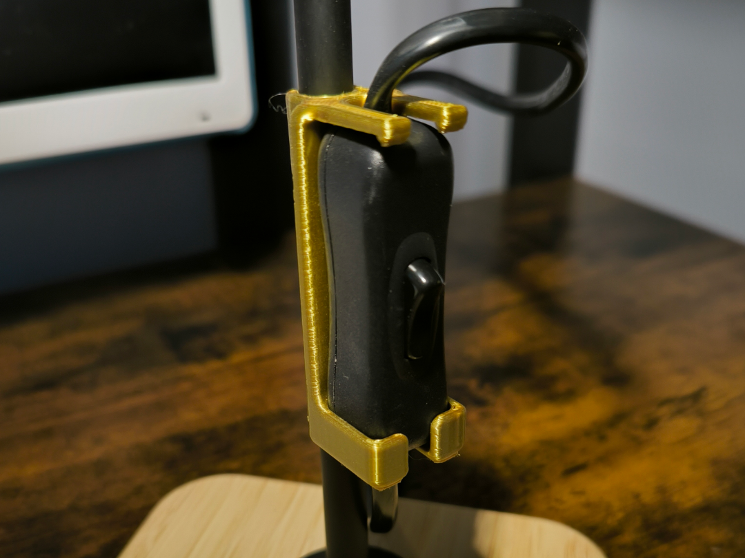 IKEA DESK LAMP SWITCH MOUNT