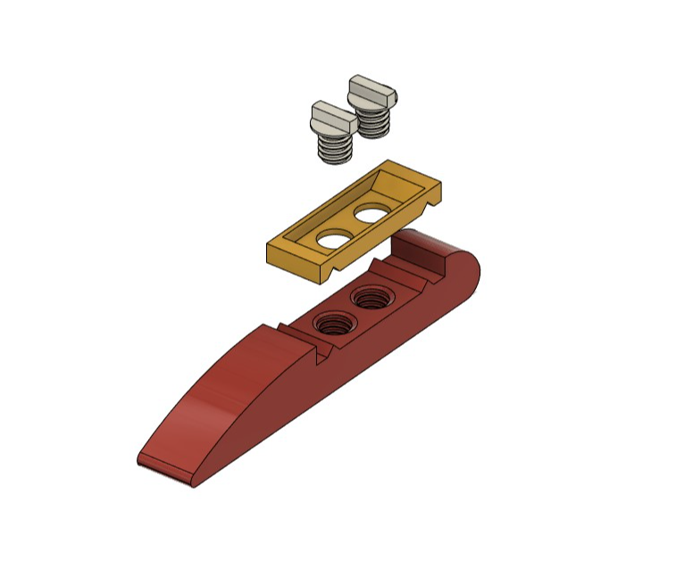 Sanding stick tool rounded / Sanding tool