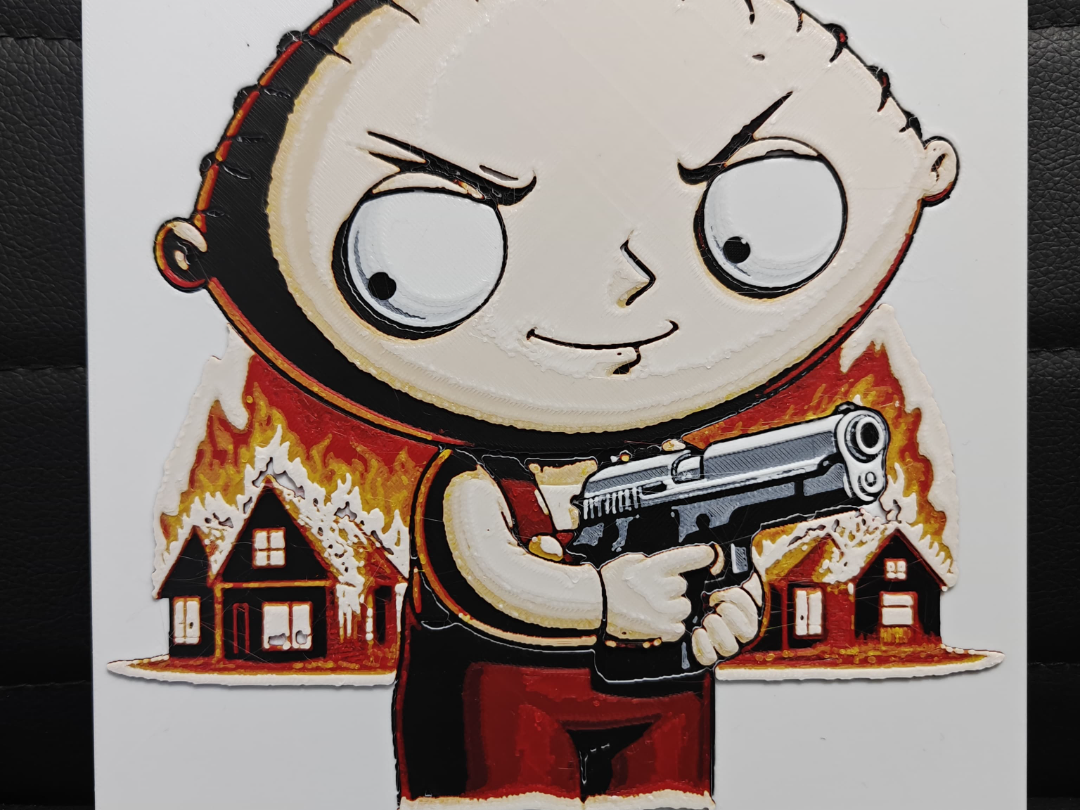 Stewie Griffin (Disaster Girl Meme)
