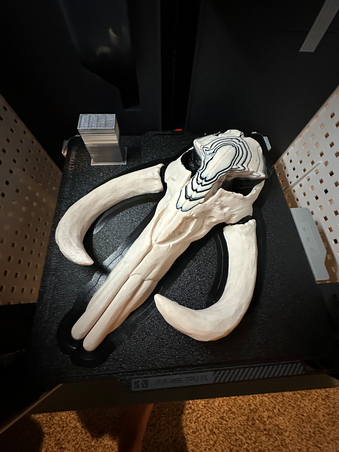 Colored Mythosaur Skull