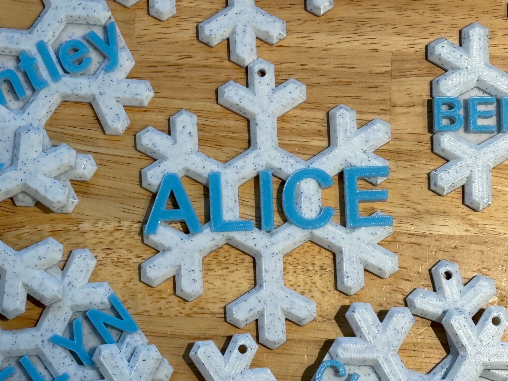 Your Name Snowflake Ornament