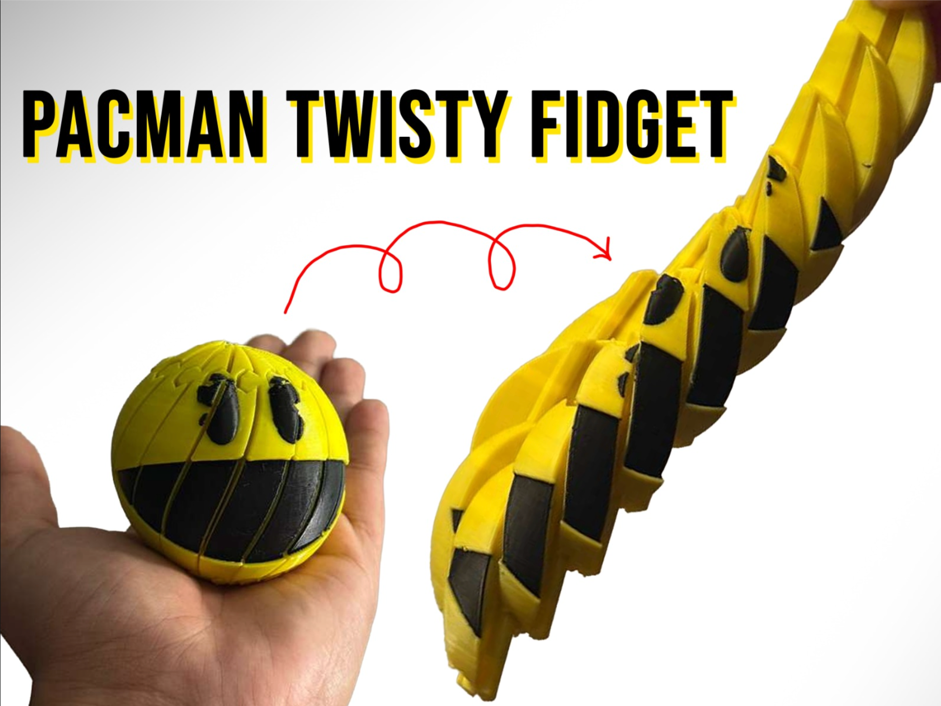 Twisty Sensory Fidget - Pacman