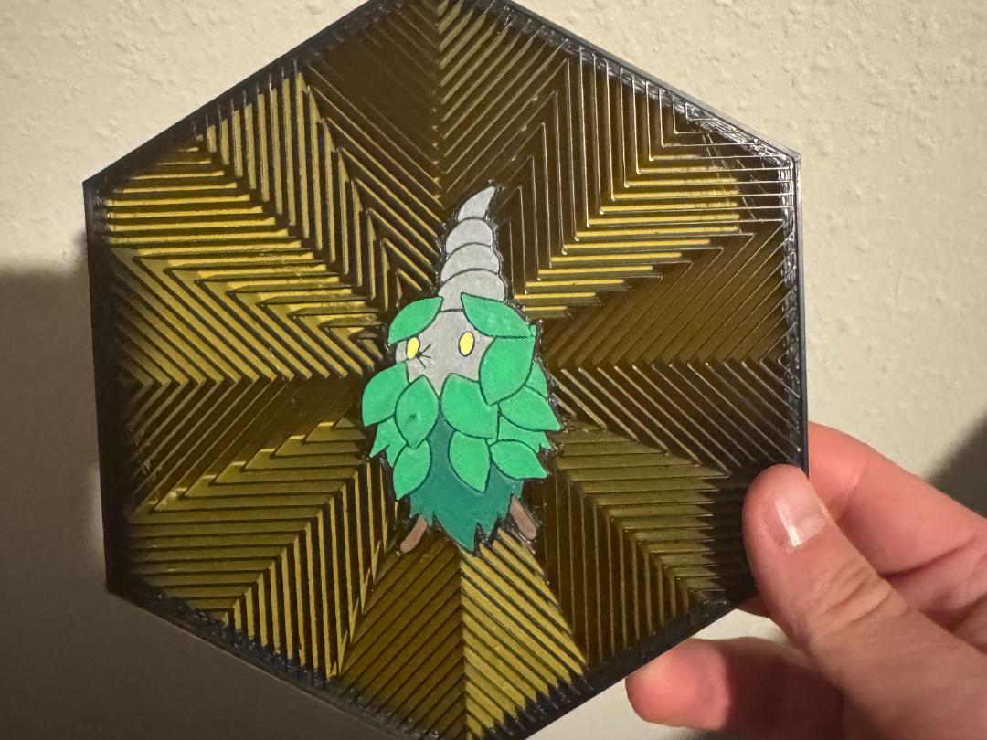 #412 Burmy Hex Wall Art