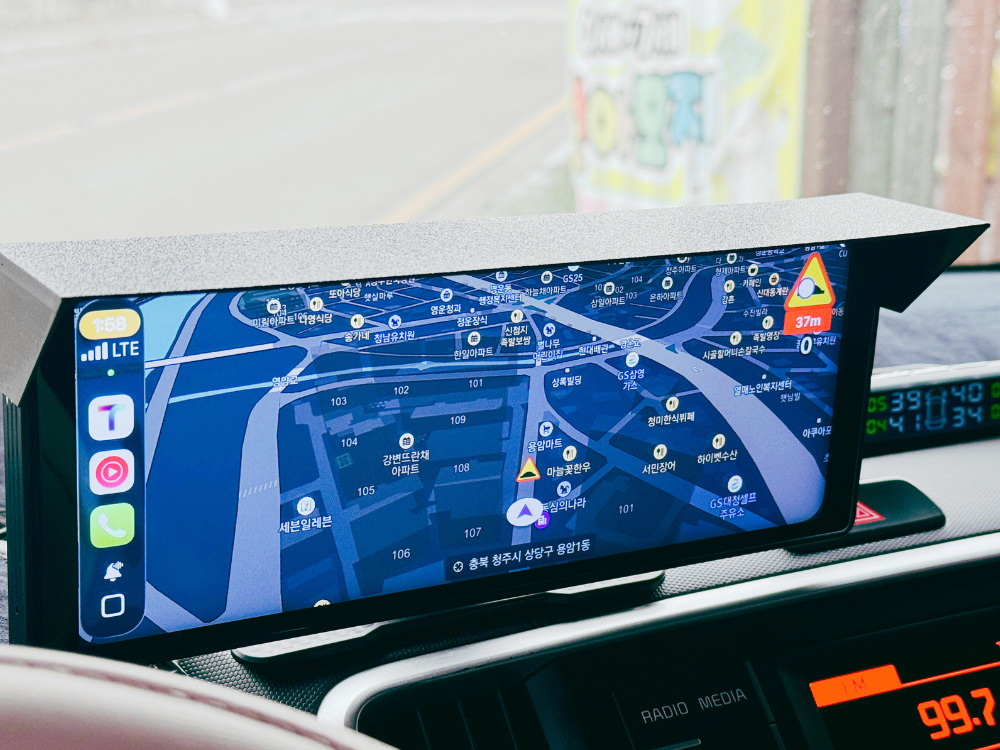 android auto 10.26" sunvisor 안드로이드오토 10.26" 선바이저