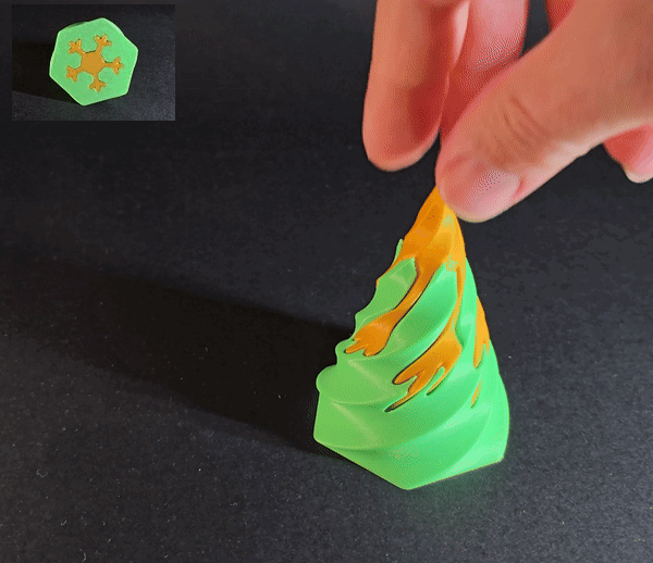 Christmas Tree Snowflake impossible Passthrough