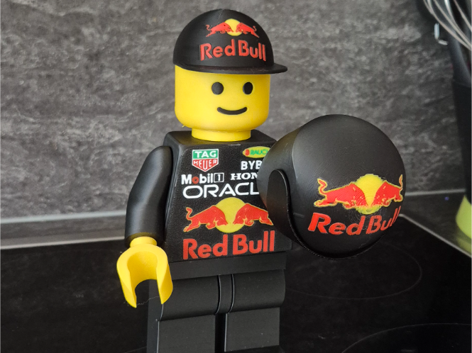 Brick Man Red Bull F1 20cm