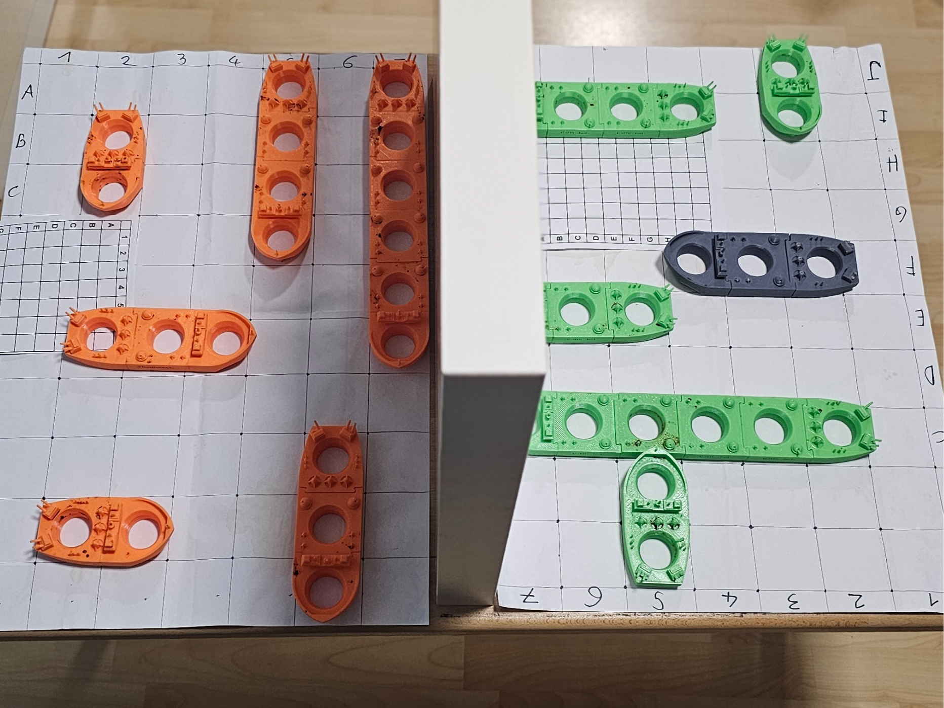 Modular BattleShots, Sea Battle with Shots