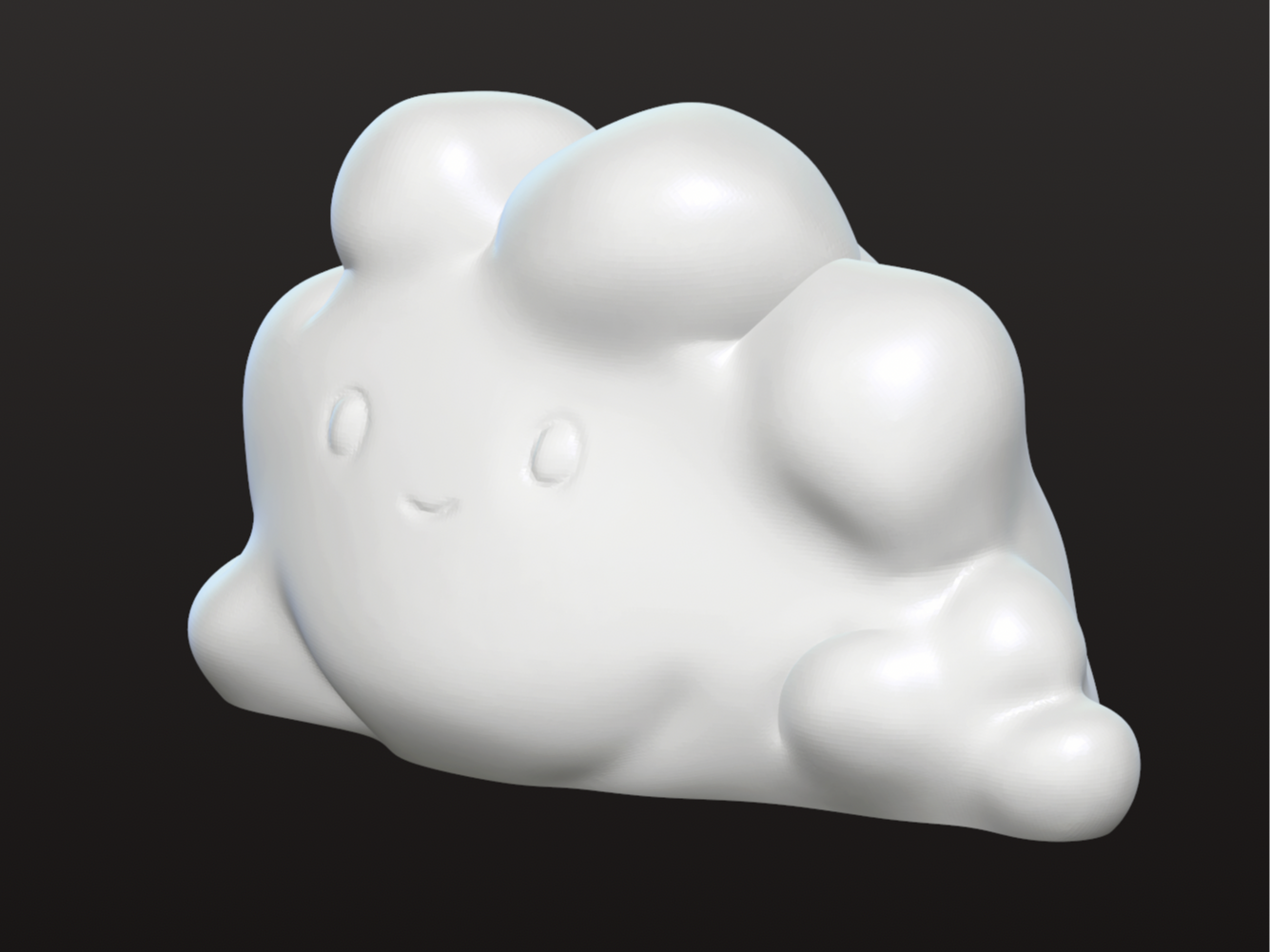Happy Cute Cloud Guy