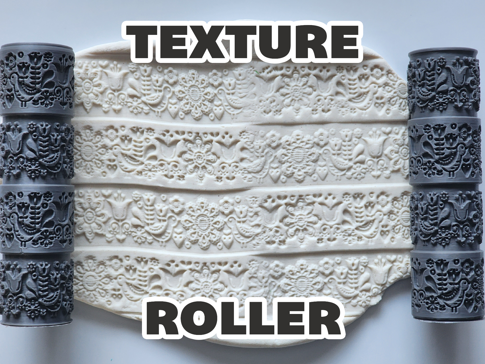 Texture Roller V183 | Scandinavian Folk Pattern