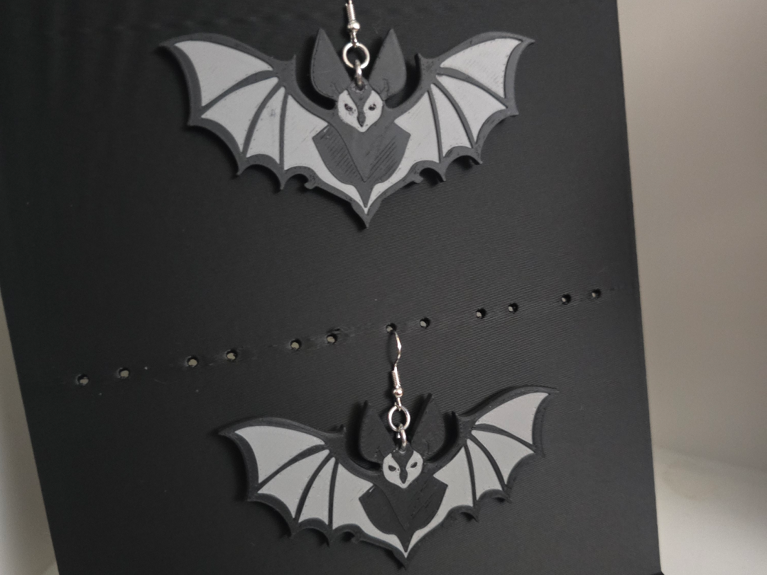 Bat Wing Earings