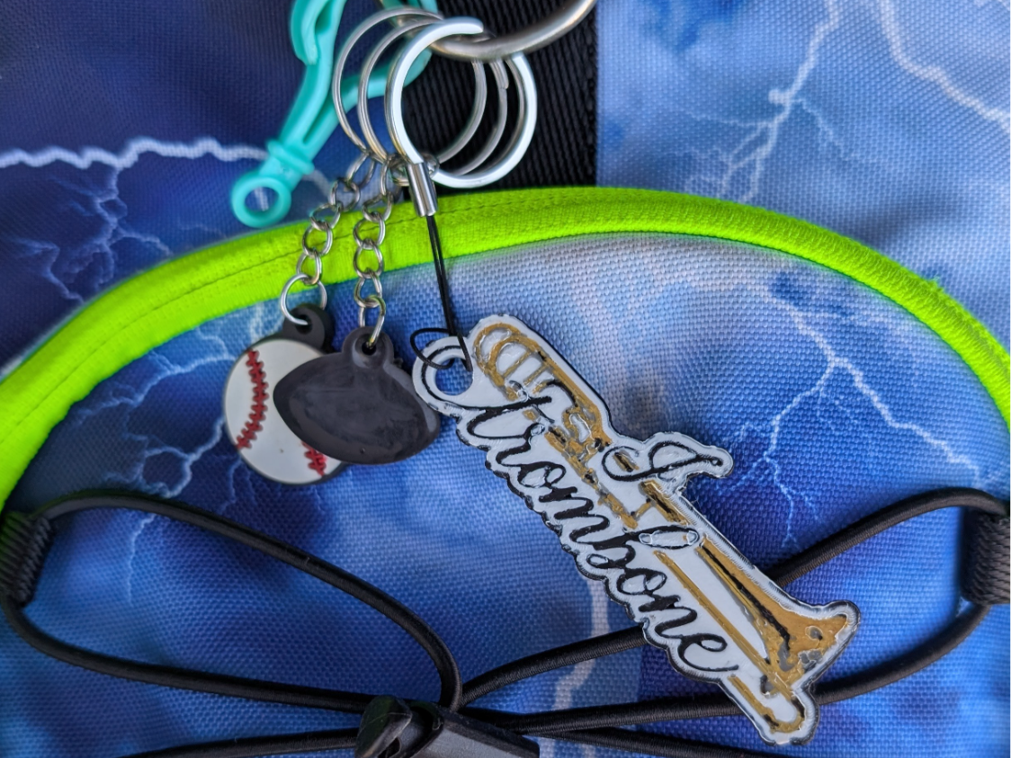 "I trombone" keychain