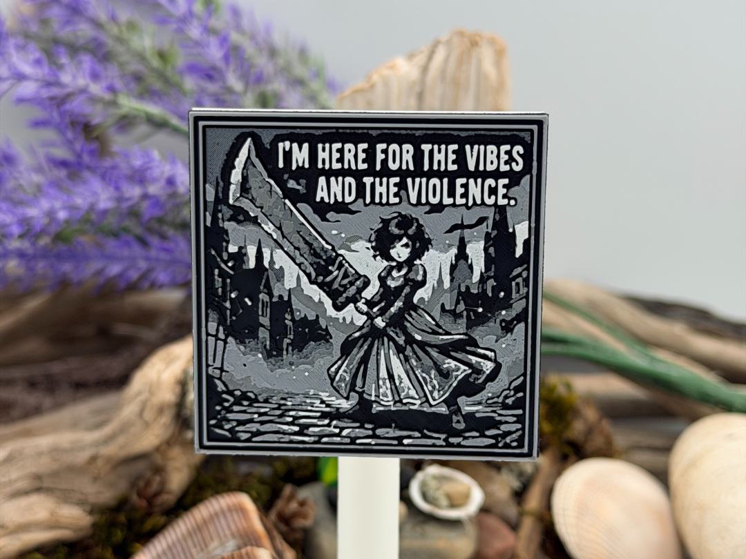 Vin the Ascendant Warrior Magnet - Mistborn