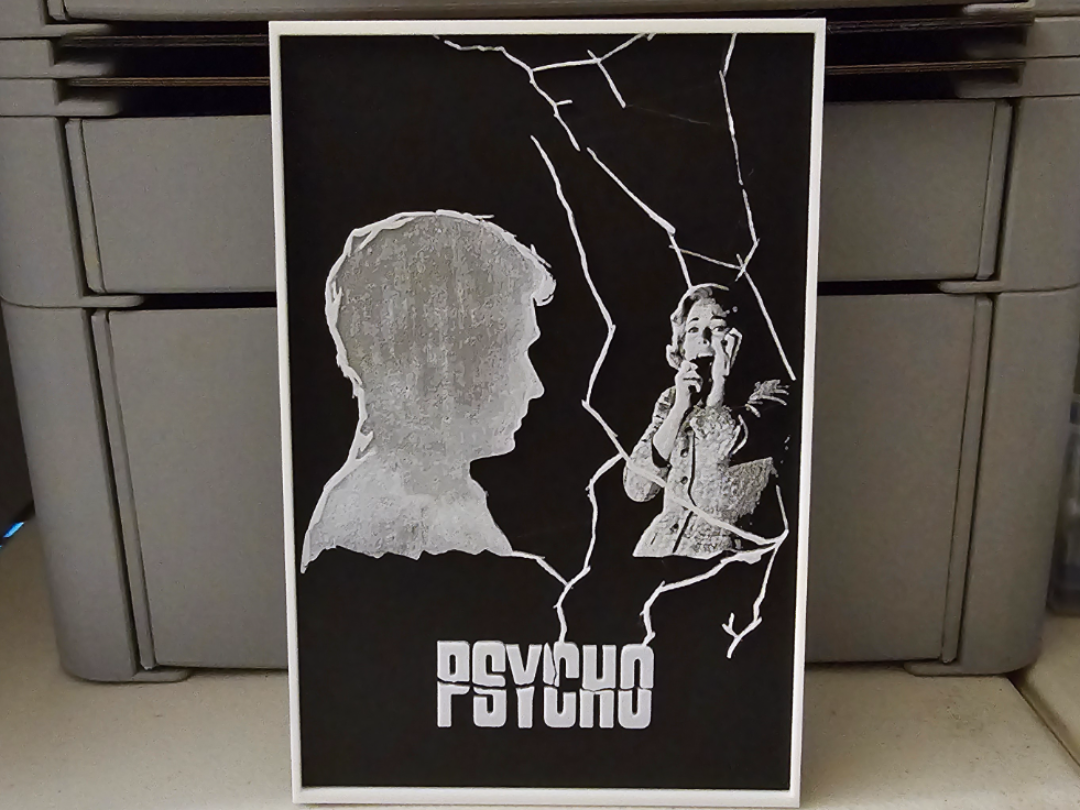 Psycho Movie Poster - Hueforge Art
