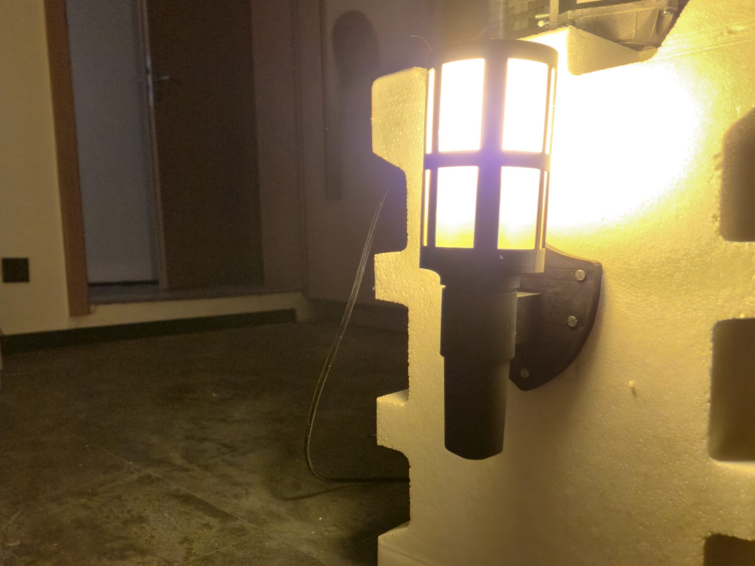 Vollständig druckbare Wandlampe