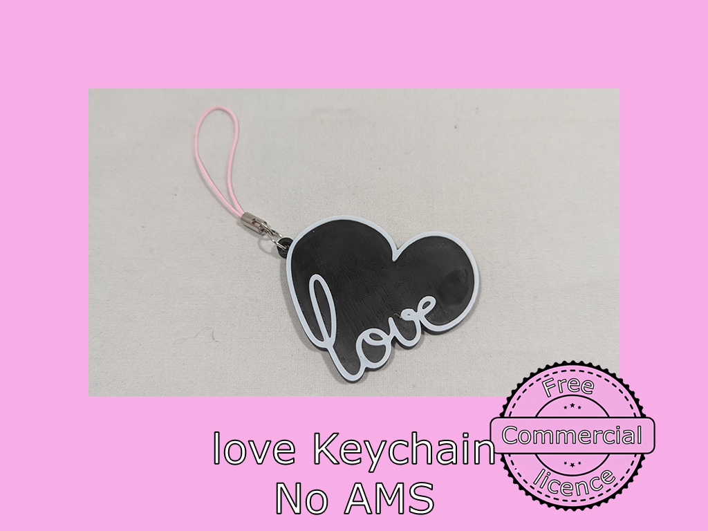 Love keychain - free commercial use