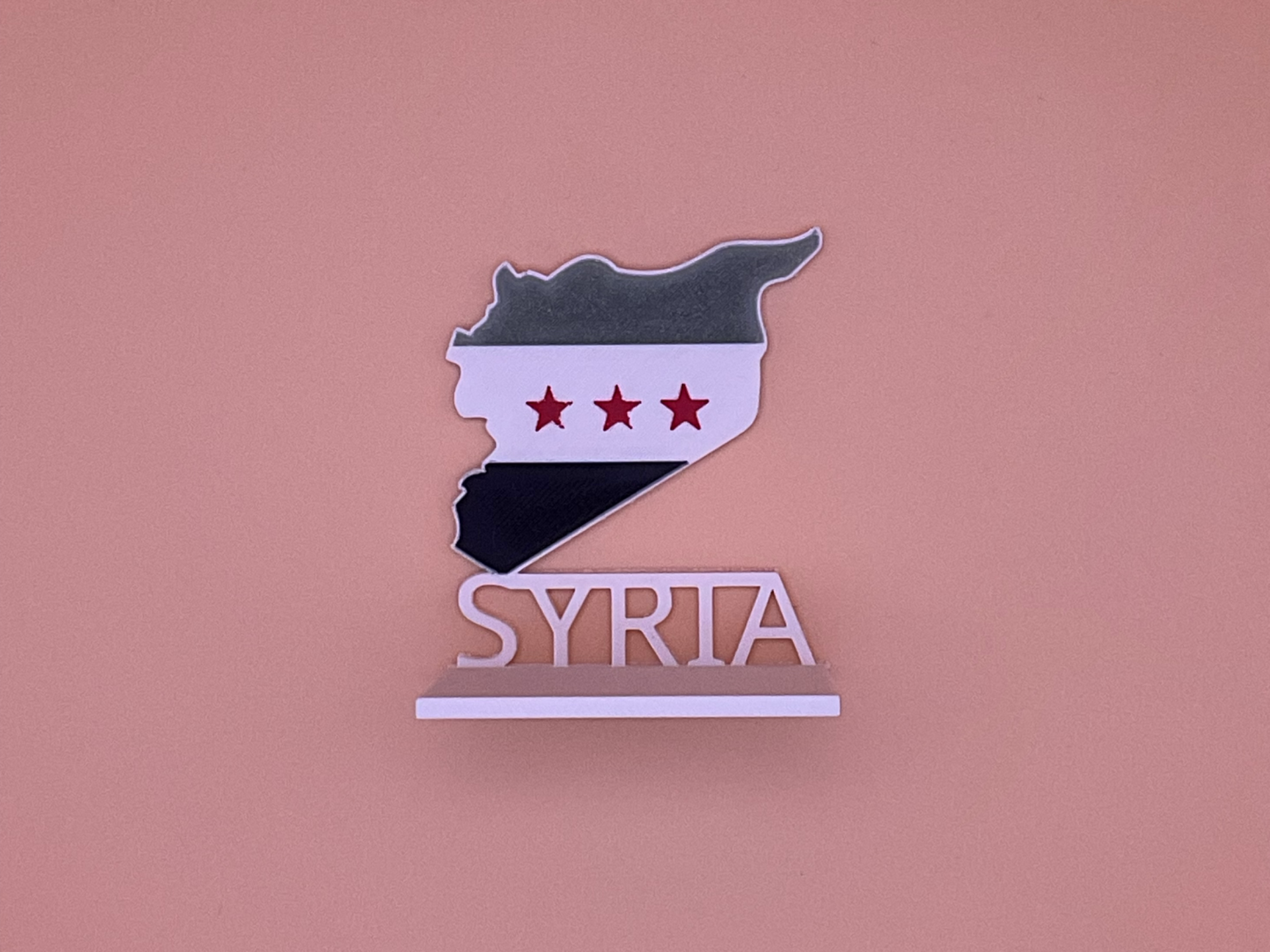Syria map souvenir
