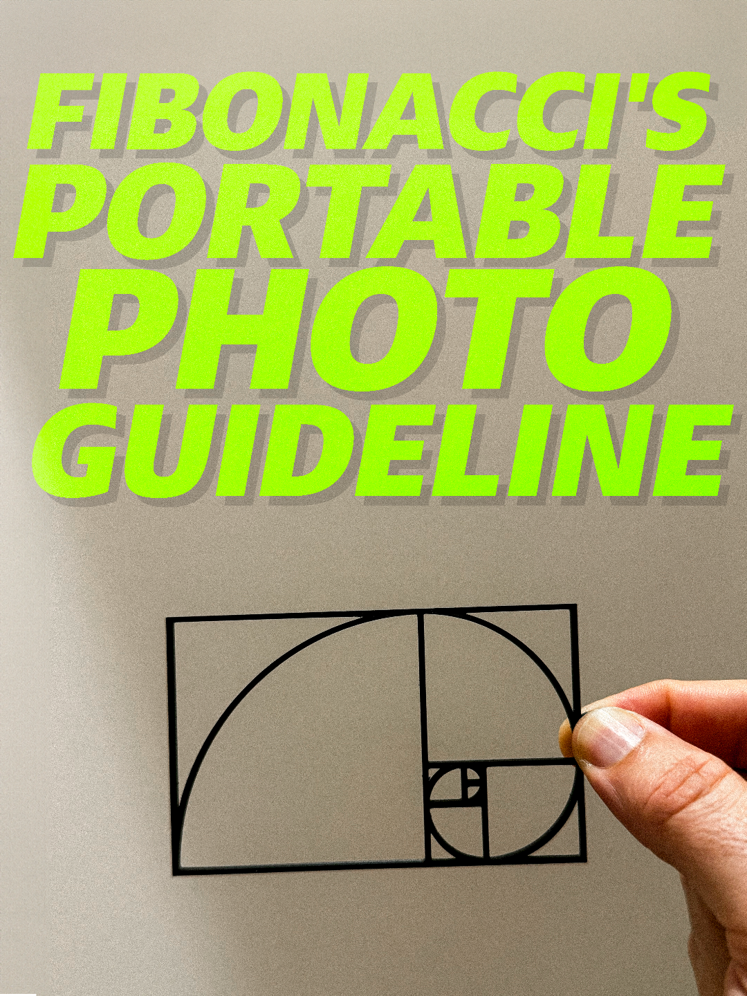 Fibonacci's Portable Photo Guideline