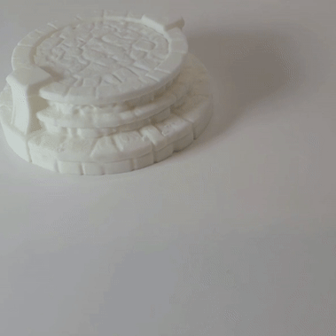 Rock Platform for miniature and collectible