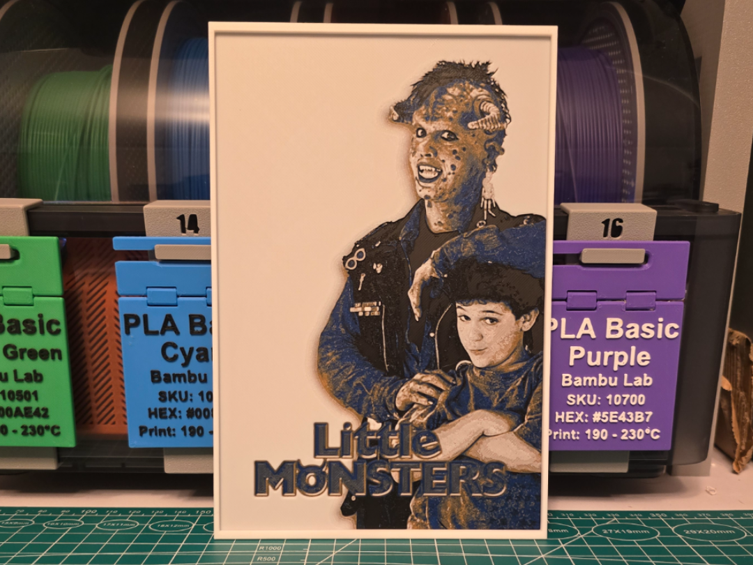 Little Monsters Movie Poster - Hueforge Art