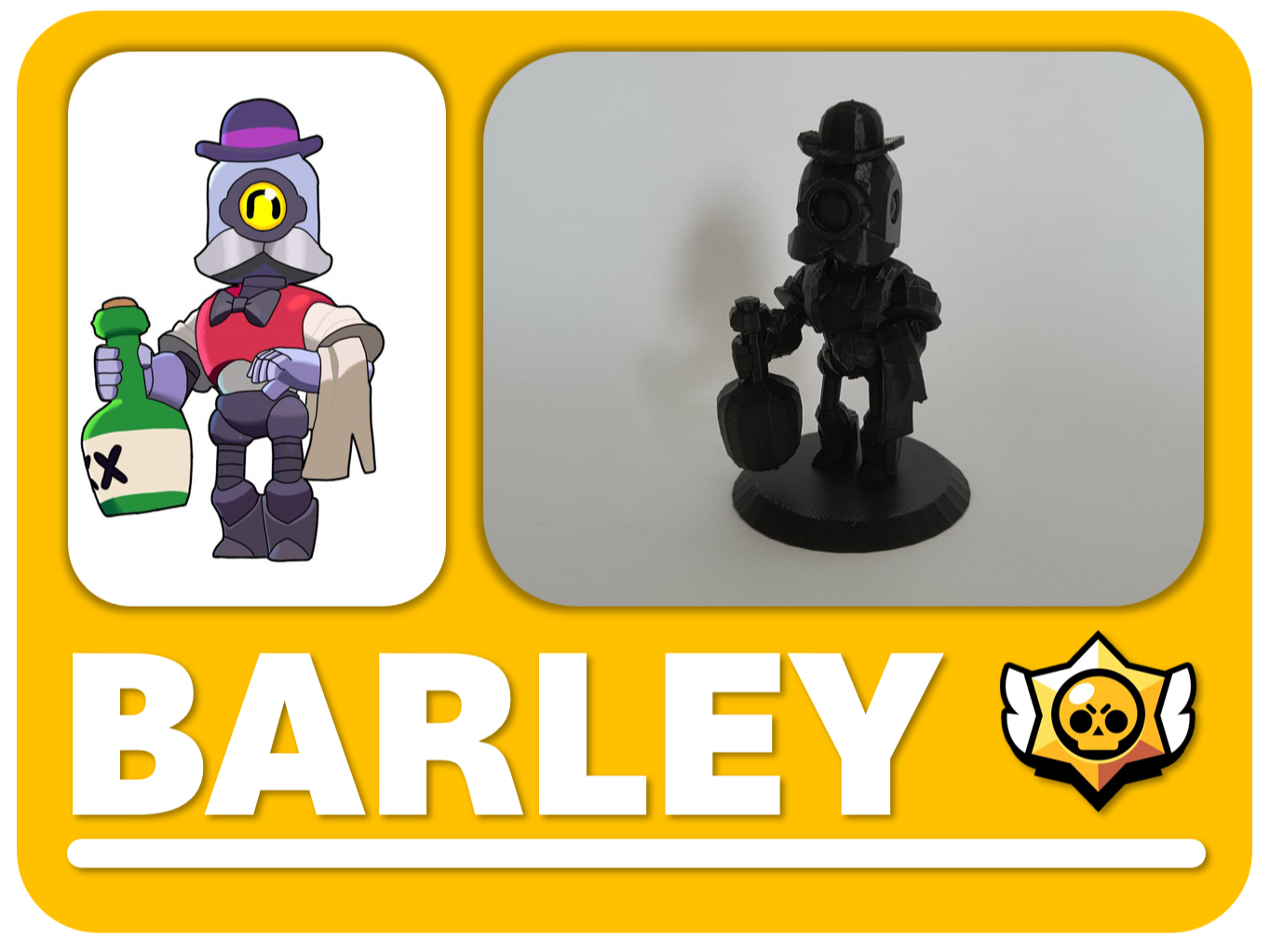 Barley brawl stars figurine