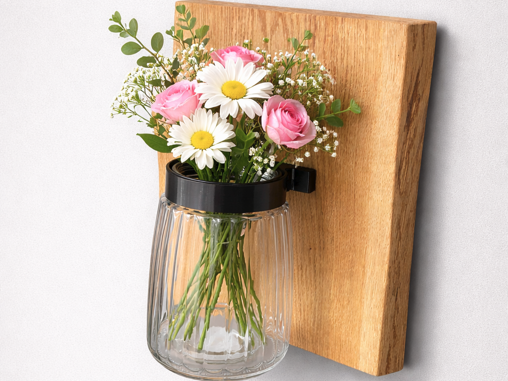Rustikaler Blumenvasenhalter