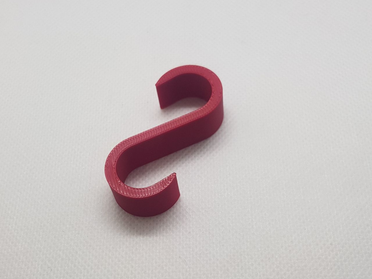Small hook for door hanger 15 mm Diam.  FAST PRINT