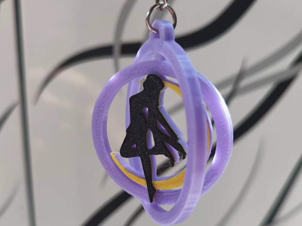 SaliorMoon Rotatory Keychain